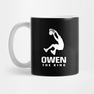 Owen Custom Player Basketball Your Name The King Mug